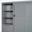 Grand lit escamotable avec garde-robe
