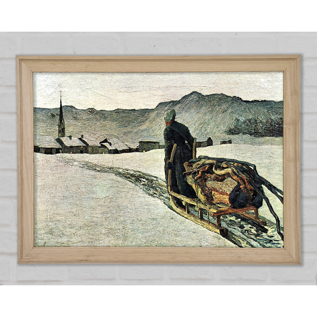 Segantini Return From The Forest - Einzelne Bilderrahmen Kunstdrucke