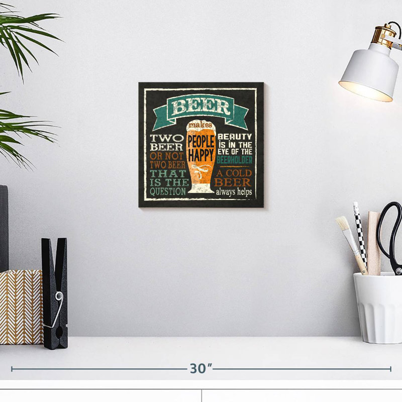 Humour Tergel Beer Series II, H 10 po x l 10 po