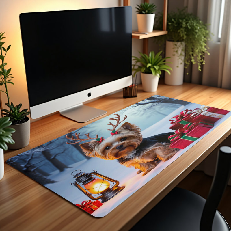 Polyester Desk Pad, 31.5x15.5