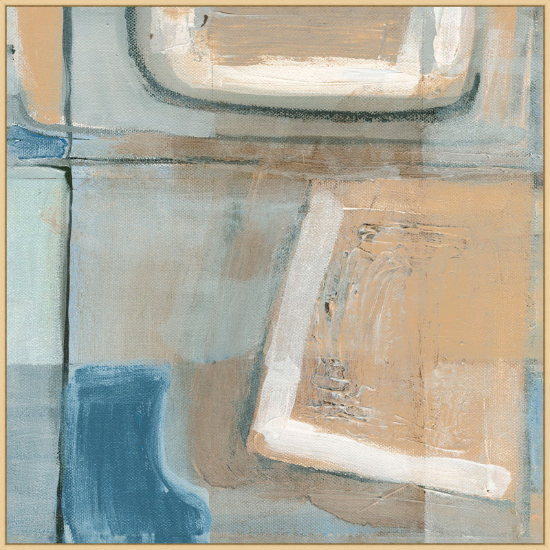 Distressed Shapes 2 Painting by Lillian August