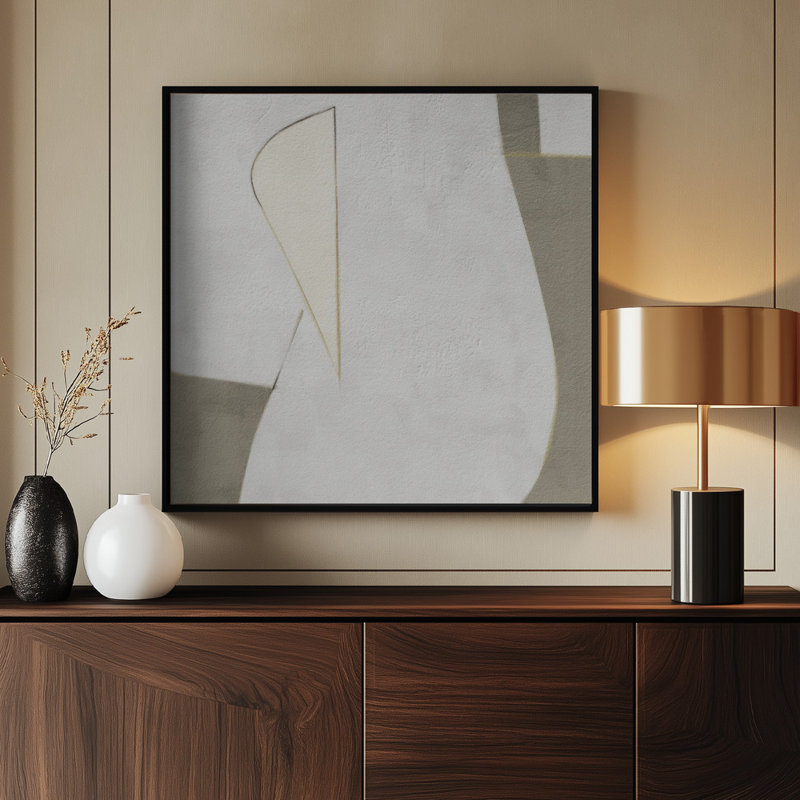 Ancestry #4 Print by Alma, 20" H x 20" W, Black