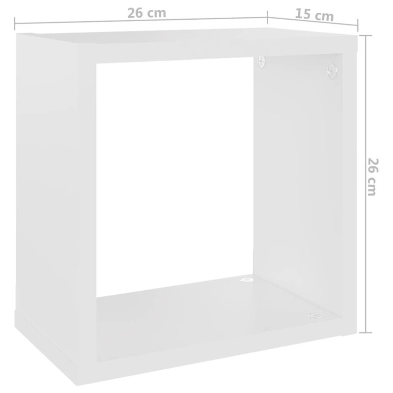Glenne 6 Piece Square Cube Shelf