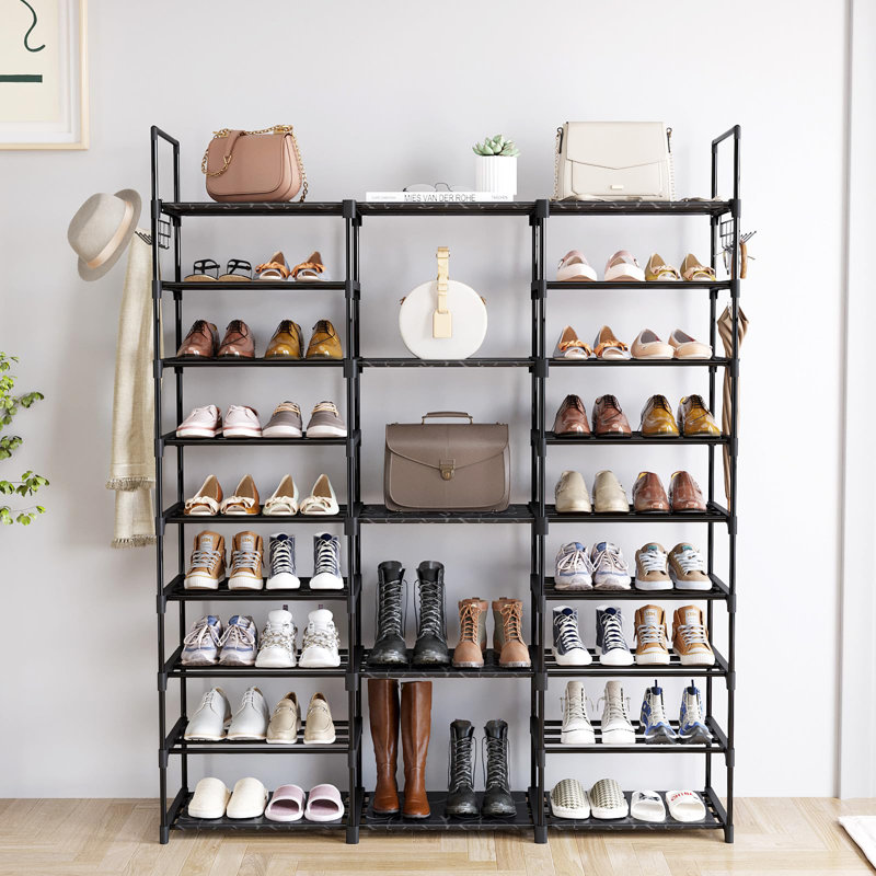 50 Pair Stackable Shoe Rack