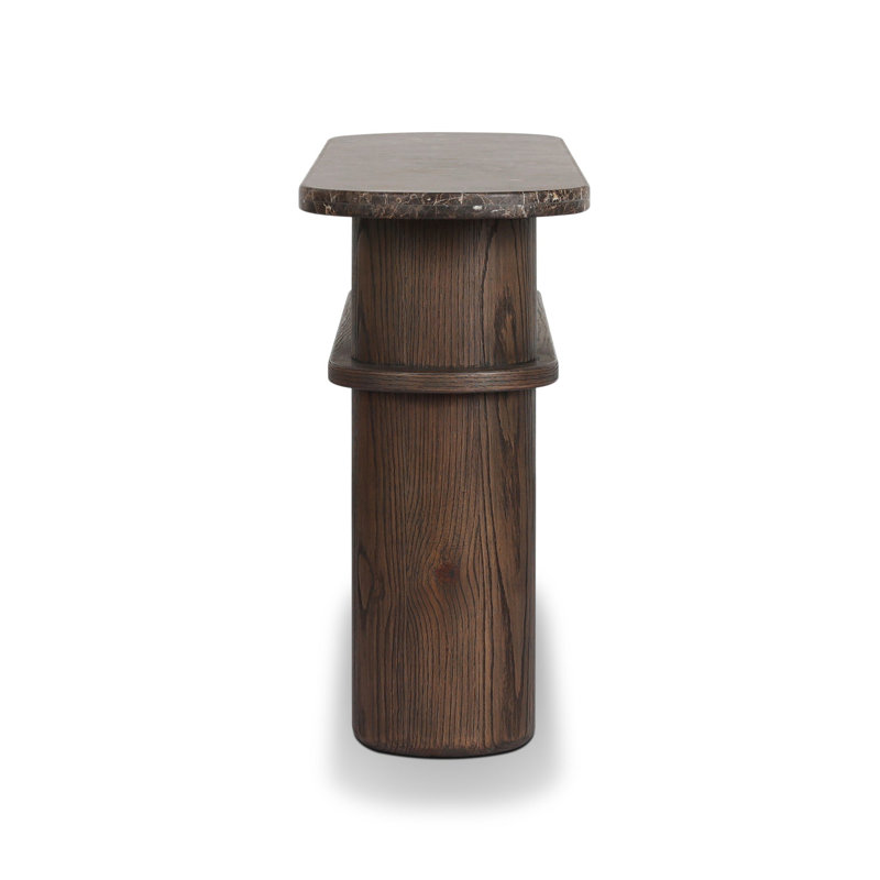 Serova 65'' W Marble Console Table