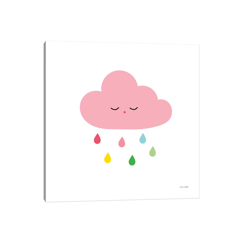 Sleepy Cloud Li - Wrapped Canvas Print, 45.72 cm H x 45.72 cm W x 1.91 cm D