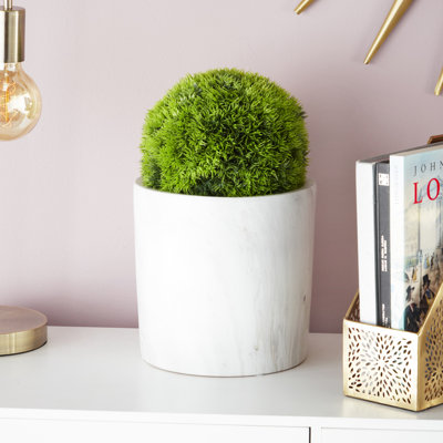 Faux Foliage Topiary Green Artificial Foliage Ball