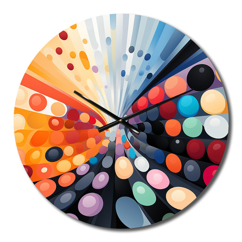 Horloge murale en métal Severo, Petit