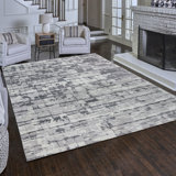 Tapis d'intérieur moderne en polypropylène à motif abstrait Baran Mikas