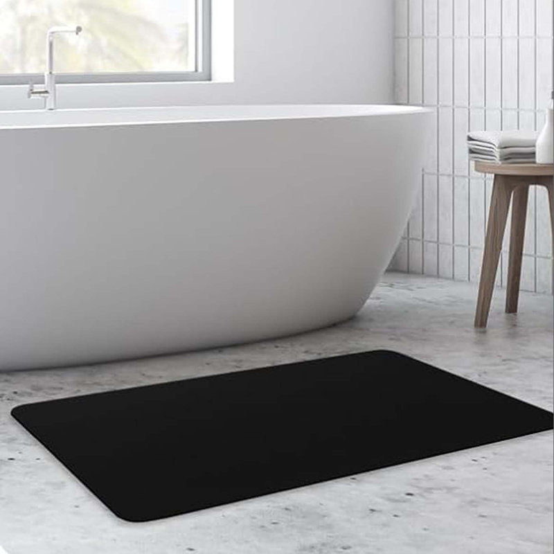Tapis de salle de bain Black Stone