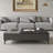Nadolyn 51.18" Lift Top Coffee Table with Hidden Storage Compartment and 2 Drawers