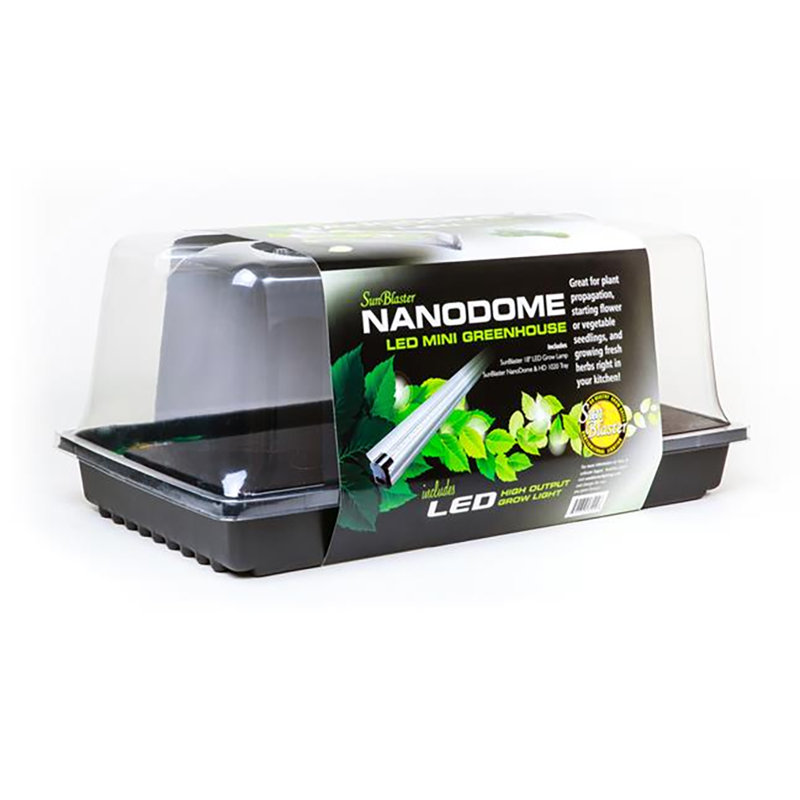 SunBlaster LED Mini Greenhouse Kit with NanoDome