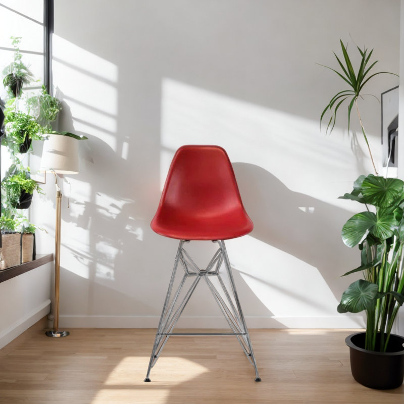Tabouret Hexham 27 po, Rouge