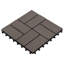 VidaXL 11 Pieces Decking Tiles WPC 11.8" x 11.8" 1 Sqm-70790501-130568079-130568082