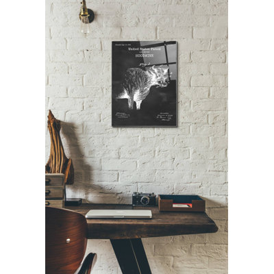 " Hoodwink Blueprint Patent Chalkboard "