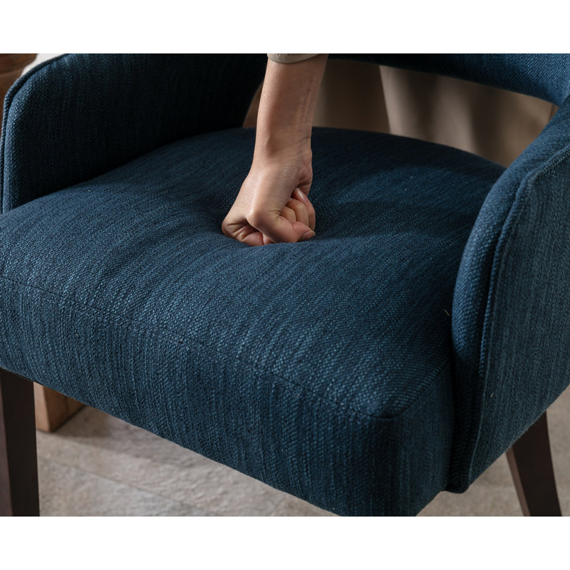 Chaise de salle à manger Haziqah, Bleu