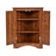 Armoire de rangement triangulaire pour salle de bain avec tablettes réglables-868376556