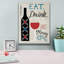 «Eat Drink And Be Merry» par Michael Mullan, art mural sur toile-2052379155