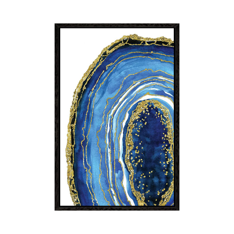 Geode I by Blursbyai - Gallery-Wrapped Canvas Giclée on Canvas, 152.5 cm H x 101.5 cm W, Black Framed