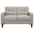 Harvey Beige 2-Piece Upholstered Tufted Sofa Set