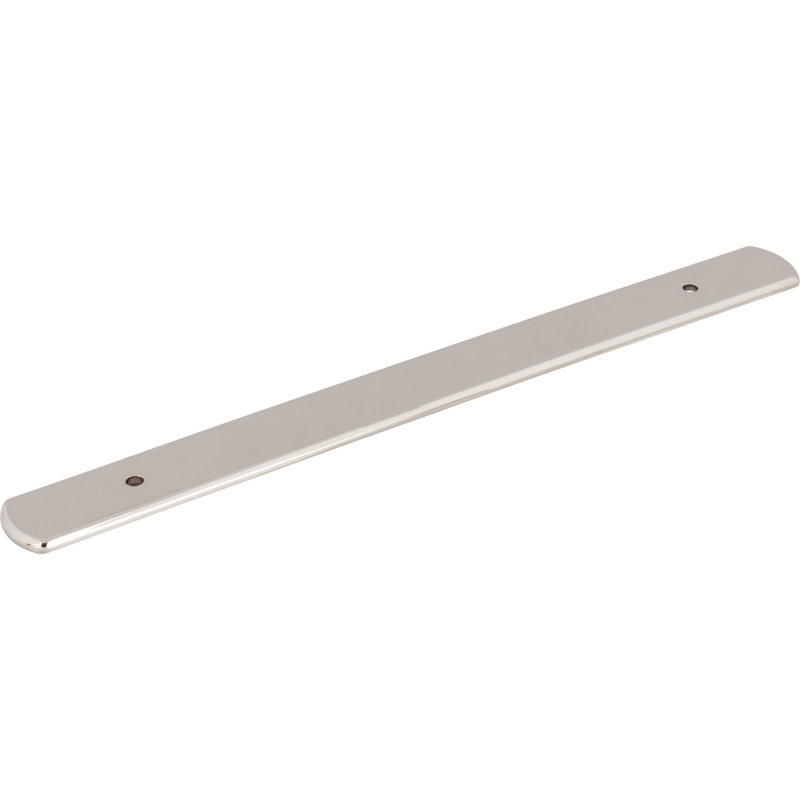 Wescott Pull Backplate, Polished Nickel