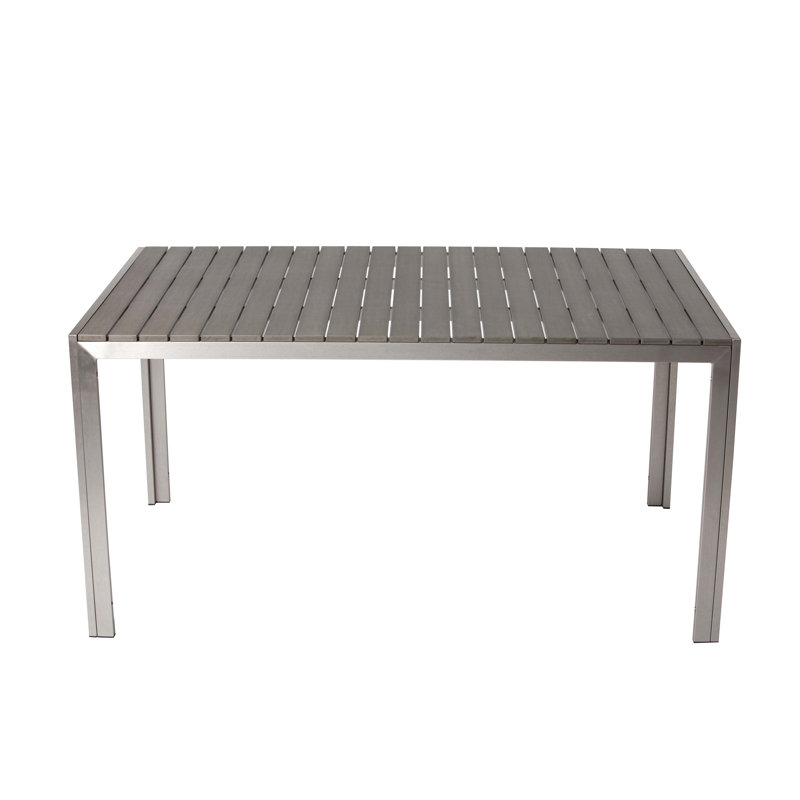 Rectangular 6 - Person 59'' L Outdoor, Gray, Gray