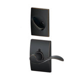 Century Inactive Interior Accent Lever Rosette Dummy Entry Set (Exterior Portion Sold Separately)
