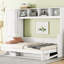 Lit Space avec choix de garde-robe - tiroirs de rangement blancs