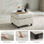 25.6” Wide Square Storage Ottoman Module For Modular Sectional Sofa, Chenille-396195068