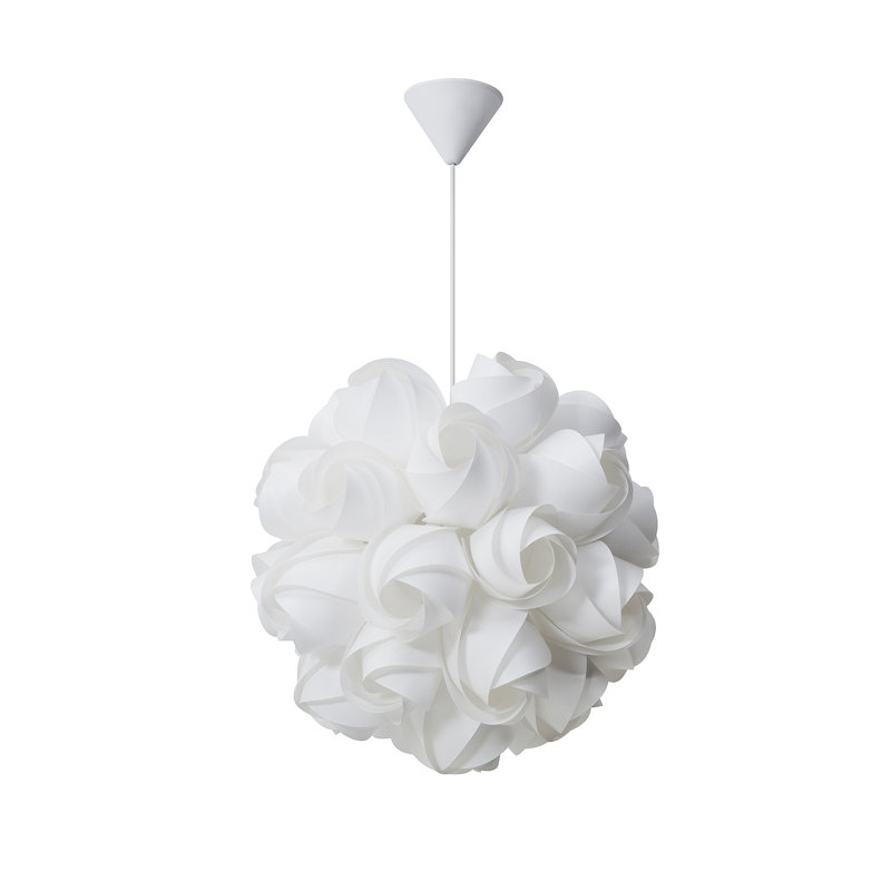 Amika 1 - Light White Unique/Statement Pendant