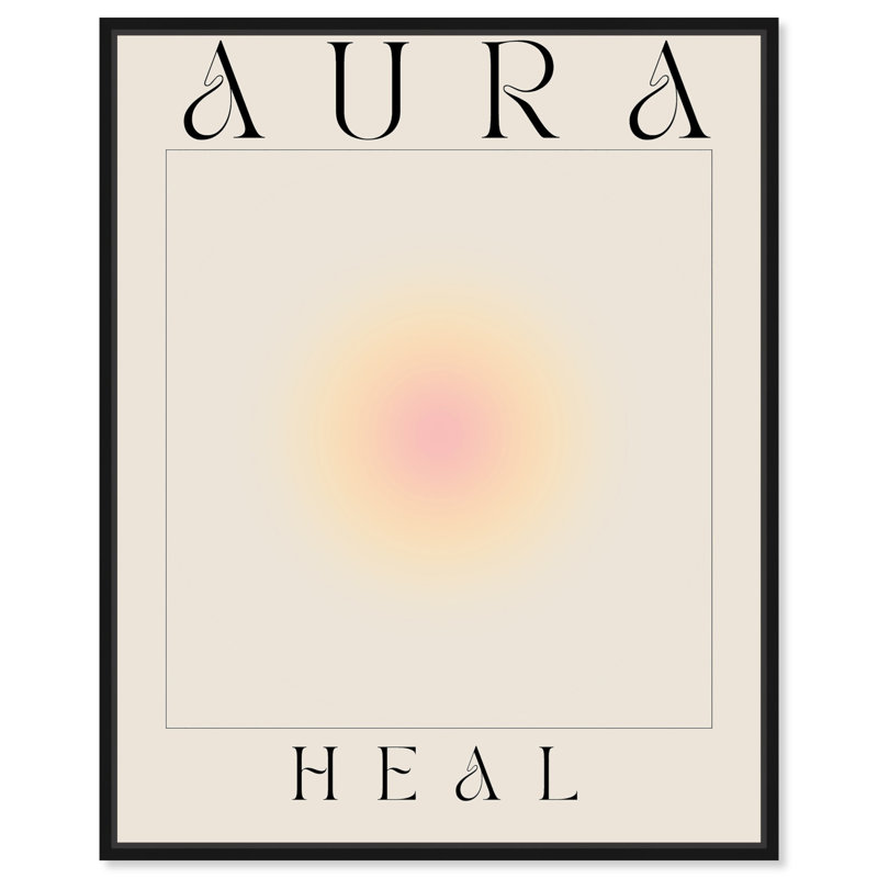 «Aura Heal» par Corrigan Studio®, H 21 po x l 17 po, Cadre noir
