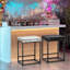 Tabouret de comptoir à paillettes Branndon-380879071