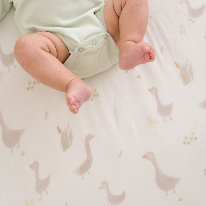 Goose Crib Fitted Sheet