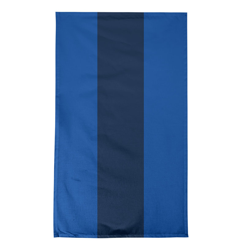Anaheim Stripe Tea Towel Kitchen Towel, Cotton Twill, Royal Blue/Navy Blue/Royal Blue