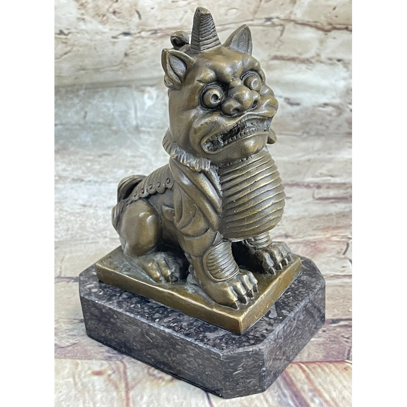 Sculpture de chien chinois Foo