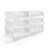 Sorbus 6 Pack Extra Large Open Front Stackable Garage Storage Bin – Heavy Duty Plastic Organizer Tote for Tools, Hardware & Shelving-130944081