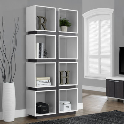Bookshelf, Bookcase, Etagere, 5 Tier, 71"H, Office, Bedroom, Laminate, Contemporary, Modern by Brayden Studio