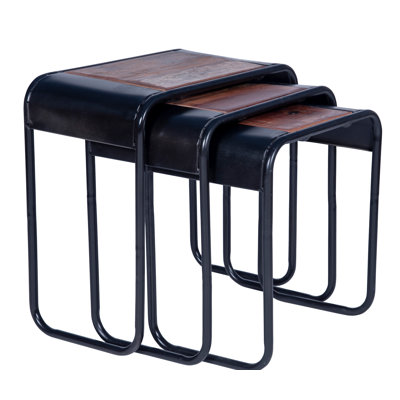 Rummond Solid Wood Top Nesting Tables