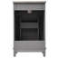 Petit meuble-lavabo moderne avec lavabo en céramique - Armoire pratique de 20 po de qualité, peu encombrante, finition élégante-37135051