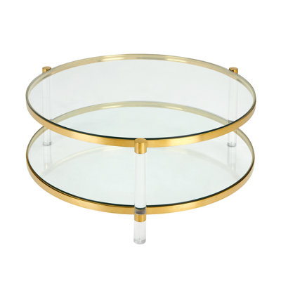 Glendi Glass Top Coffee Table