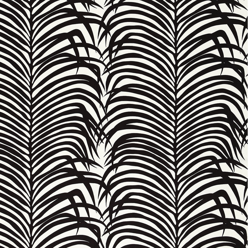 Tissu palmier zébré, Ébène