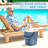 Portable Ice Bucket Table For Parties 3 In1 Ice Cooler Cocktail Patio Cool Bar Table For Camping Poolside Party