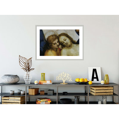 Detail of Jesus and Saint Nicodemus from Pieta by Raphael -Framed Giclee Print