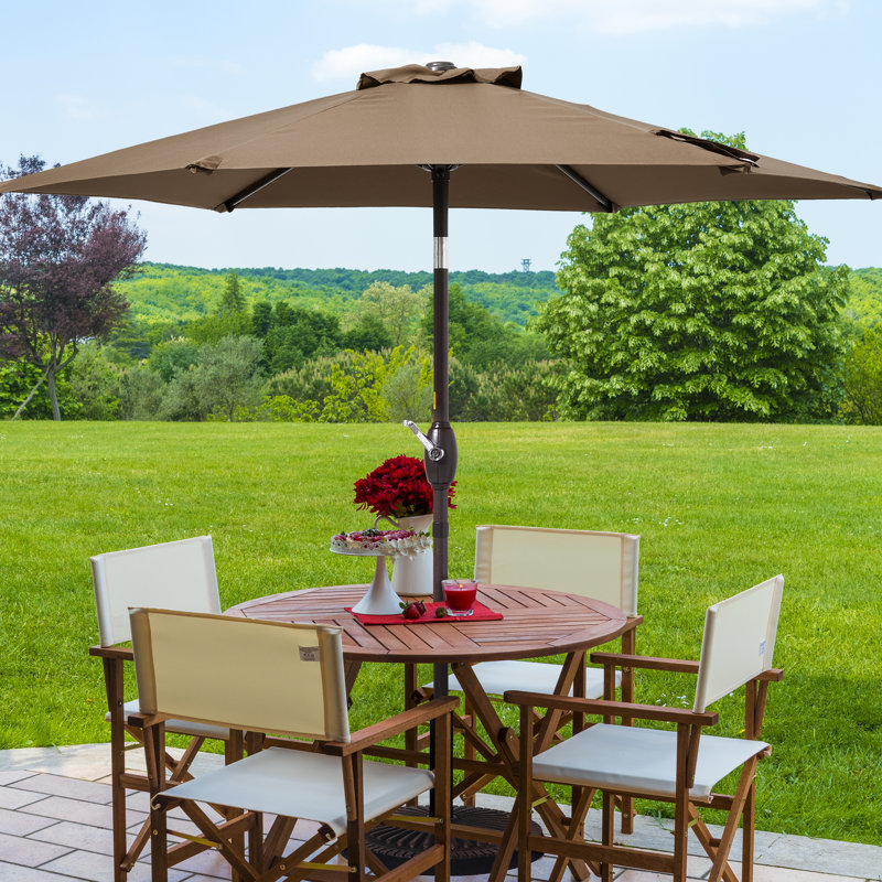 Parasol Sawyer, H 92,9 po x l 90 po x P 90 po, Taupe