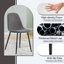 Ensemble de salle à manger rectangulaire à double piédestal, table de salle à manger de 55 po et chaise rembourrée.-1312004701-1312004702