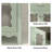 Hutzler 31" Bathroom Vanity With Tempered Glass-754032522