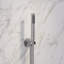 Système de douche en nickel brossé Angelsey, pomme de douche à pluie de 12 po avec combiné à main, ensemble de robinet de douche avec valve à pression équilibrée inclus, appareils de douche de salle de bain-86553931
