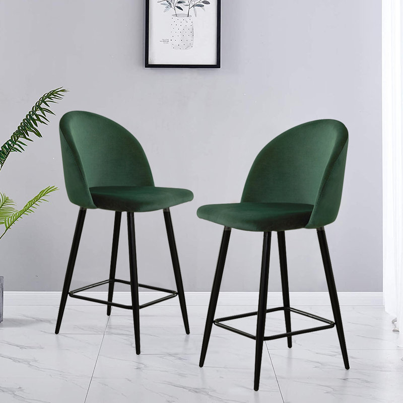 Woodworth Counter Stool, Green