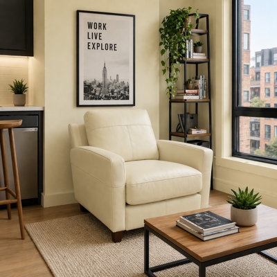 Chaise en cuir Archdale