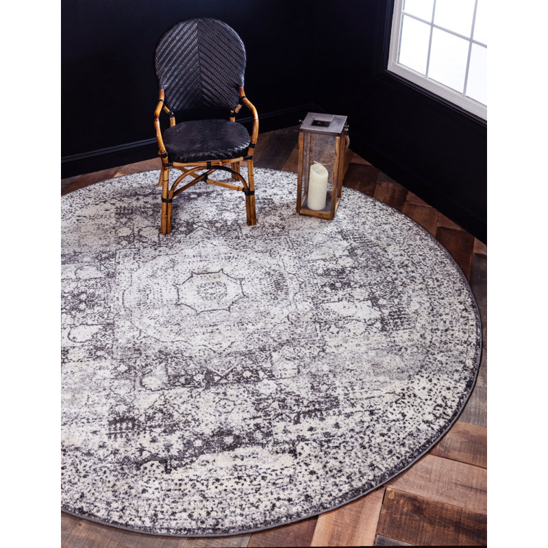 Kemira Geometric Indoor Rug, Round 3'